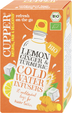 Infuso biologico a freddo limone zenzero curcuma CUPPER