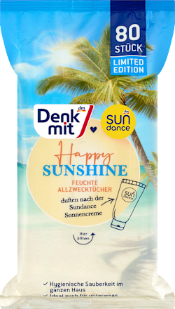 univerzální vlhčené ubrousky Happy Sunshine Denkmit