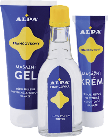 Darčekové balenie Francovkový masážny set Alpa