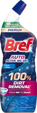 AUTO ACTIVE gel za čišćenje i osvežavanje WC šolje - Aqua Fresh Bref