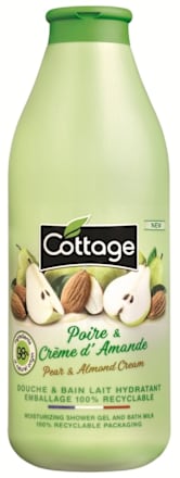Душ гел и пяна за вана Pear & Almond cream Cottage
