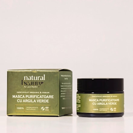 Masca Facială cu Argilă Verde - Green Vibes natural beauty by Laura Baldini