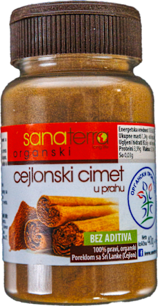 organski cejlonski cimet u prahu sanaterra