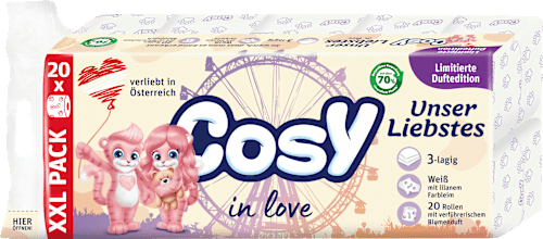 Toilettenpapier mit Duft 3-lagig Cosy