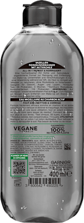 Mizellen Reinigungswasser All-in-1 mit Aktivkohle Garnier Skin Active