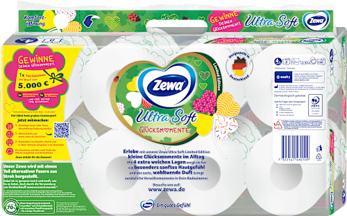 Toilettenpapier Ultra Soft (8x150 Blatt) Zewa