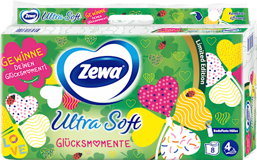 Toilettenpapier Ultra Soft (8x150 Blatt) Zewa