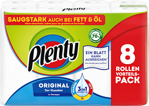 Küchenrolle Original 2-lagig Plenty