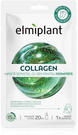 Mască servețel cu colagen Elmiplant