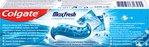 Pasta do zębów Max Fresh Cooling Crystals Colgate