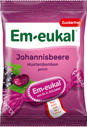 Bonbon, Johannisbeere, gefüllt, zuckerfrei Em-eukal