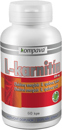 Kapsuly L-Carnitine 500 mg Kompava