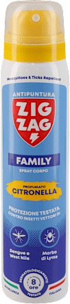 FAMILY repelent sprej protiv komaraca i krpelja – citronella  Zig Zag