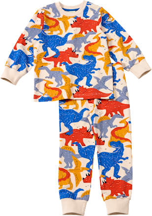 Schlafanzug Pro Climate mit Dino-Muster, bunt, Gr. 86/92 ALANA