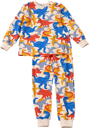 Schlafanzug Pro Climate mit Dino-Muster, bunt, Gr. 110/116 ALANA