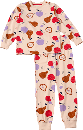 Schlafanzug Pro Climate mit Obst-Muster, beige, Gr. 74/80 ALANA