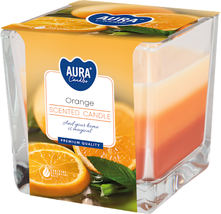 Świeca zapachowa Orange AURA