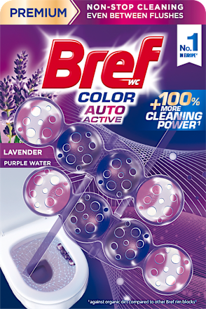 WC blok COLOR AUTO ACTIVE Levandule Bref