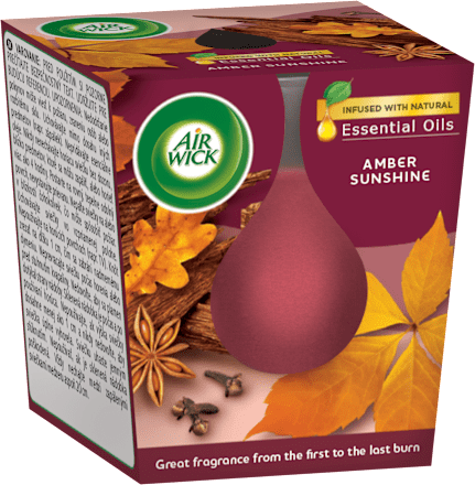 Essential Oils Svíčka Jantarové slunce AIR WICK
