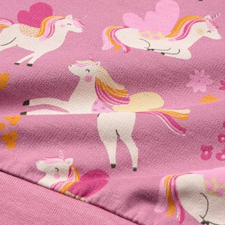 Sweatshirt mit Einhorn-Muster, rosa, Gr. 98 ALANA