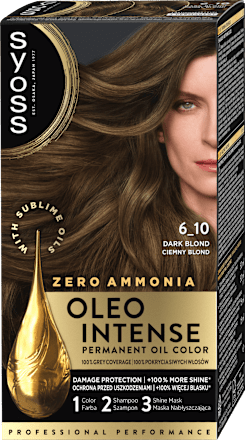 Farba do włosów 6-10 Ciemny Blond Syoss Oleo Intense