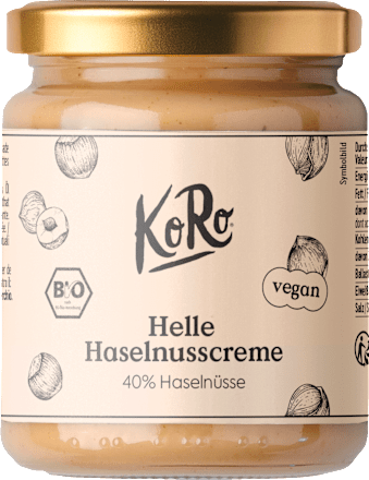 Haselnusscreme Hell KoRo
