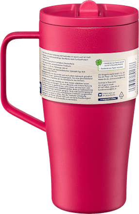 Tazza termica con cannuccia 600 ml Profissimo