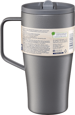 Tazza termica con cannuccia 600 ml Profissimo