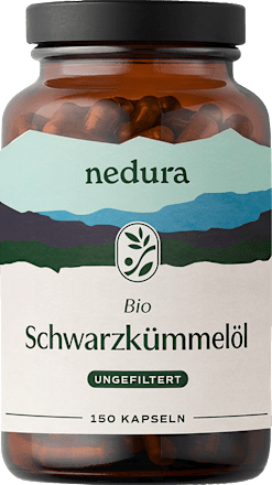 Schwarzkümmelöl ungefiltert Kapseln 150 St nedura