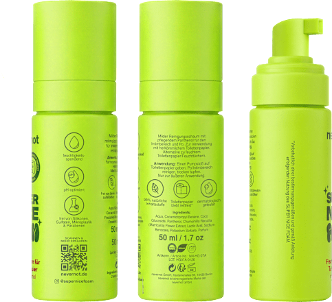 Feuchtschaum für Toilettenpapier Mini Shea nevernot