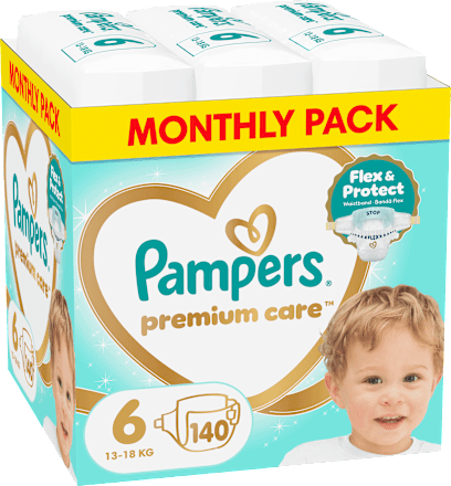pleny, velikost 6 Pampers Premium Care