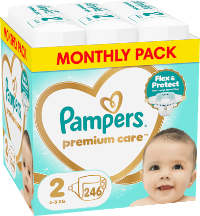 pleny, velikost 2 Pampers Premium Care