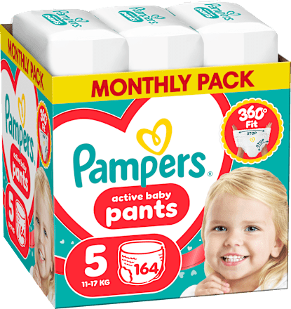 plenkové kalhotky, velikost 5 Pampers active baby
