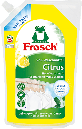 Vollwaschmittel Flüssig Citrus Frosch