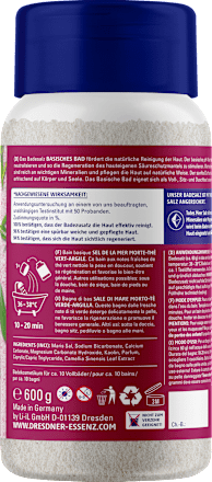 Badesalz Basisches Bad Dresdner Essenz