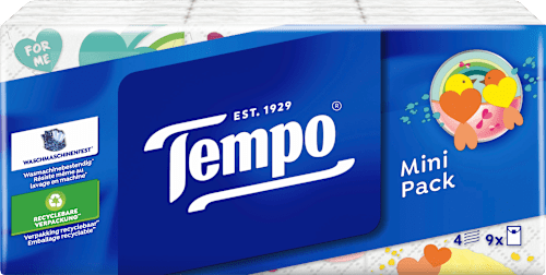 Taschentücher Mini pack (9x5 St) Tempo