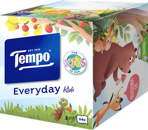 Taschentücher Box Kids Everyday Tempo