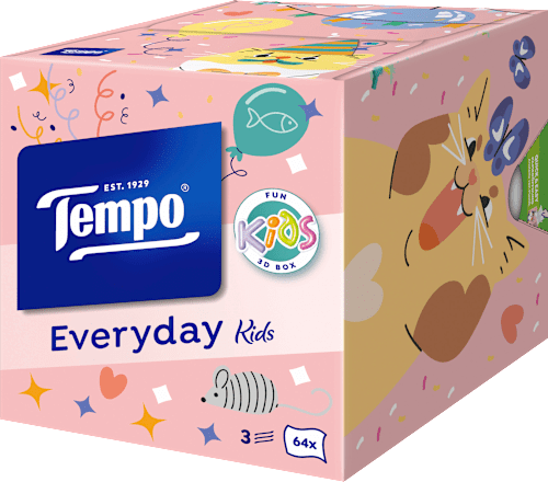 Taschentücher Box Kids Everyday Tempo