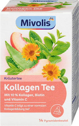 Kräutertee, Kollagen Tee (14 Beutel) Mivolis