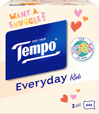 Taschentücher Box Kids Everyday Tempo