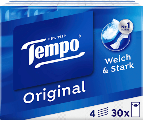Taschentücher (30x10 St) Tempo