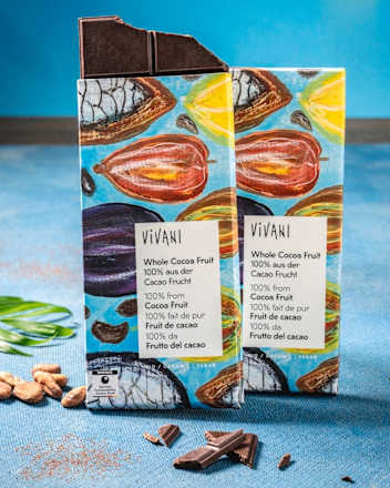 Schokolade, Whole Cocoa Fruit Vivani