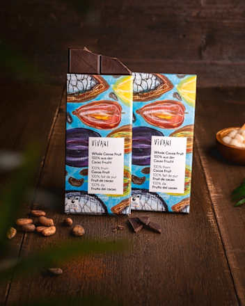 Schokolade, Whole Cocoa Fruit Vivani