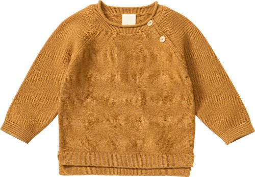 Strickpullover mit Wolle, braun, Gr. 62 ALANA