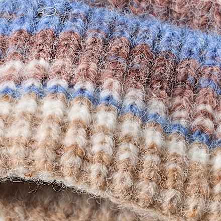 Strickmütze, bunt, Gr. 50/51 PUSBLU