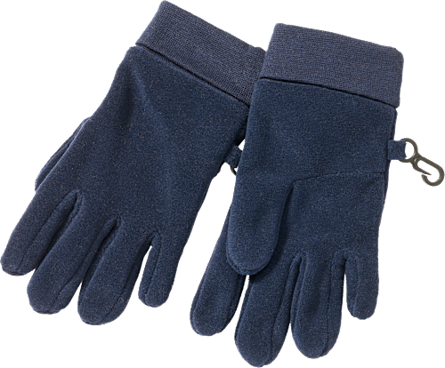 Fingerhandschuhe aus Fleece, blau, Gr. 3 PUSBLU