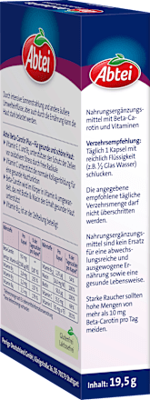 Prehransko dopolnilo Betakaroten Plus Abtei