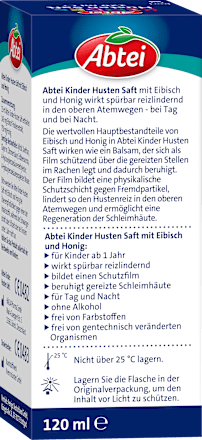 Kinder Hustensaft Honig Eibisch Abtei