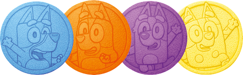 Kinder Badezusatz Sprudelbad Bade Fizzer Bluey CRAZE