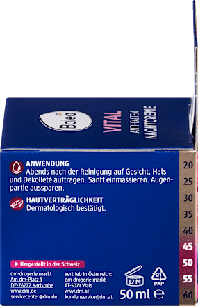 Nachtcreme Anti Falten Vital regenerierend Balea